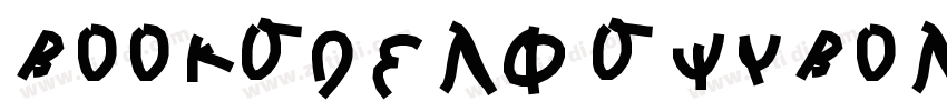 bookshelf symbol字体转换